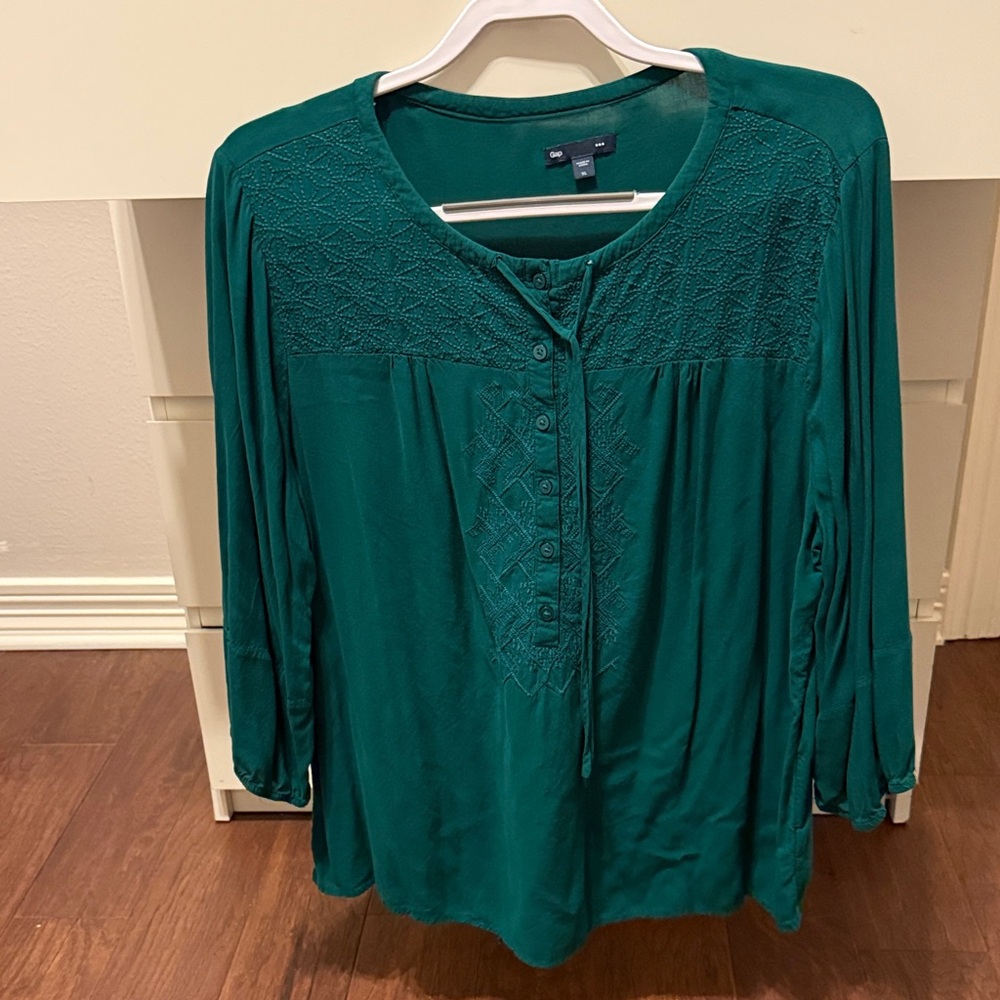 GAP Deep Green Women's Blouse